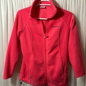 Women’s Columbia fleece jacket szS pink